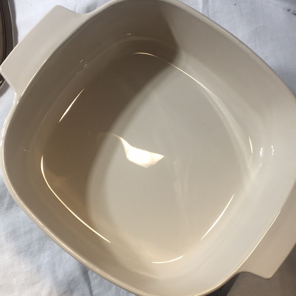 Vintage Corning Ware 2 liter casserole with lid Symphony (amber lid) - Picture 7 of 11